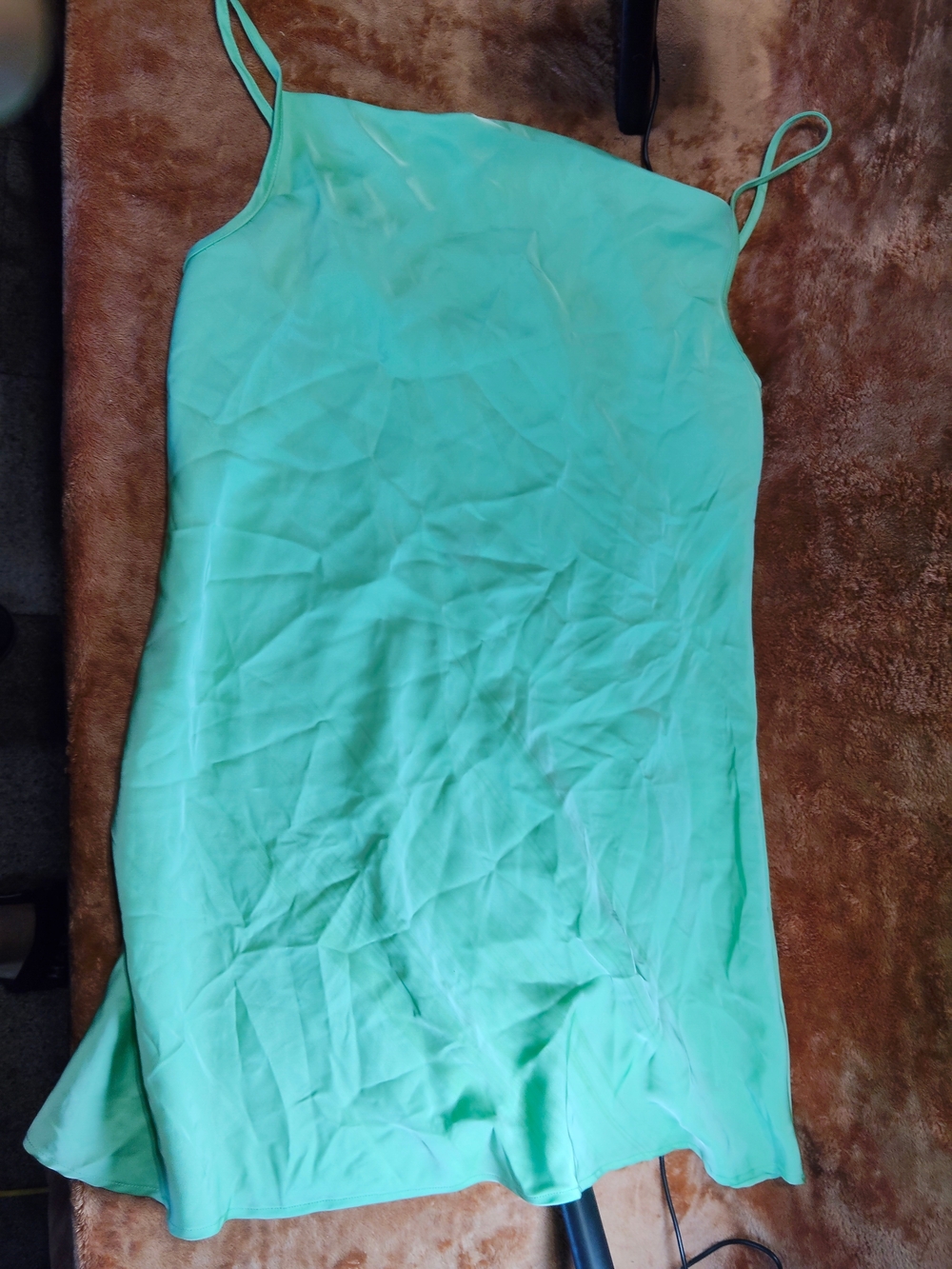 Mint Green Spaghetti Strap Slip Dress